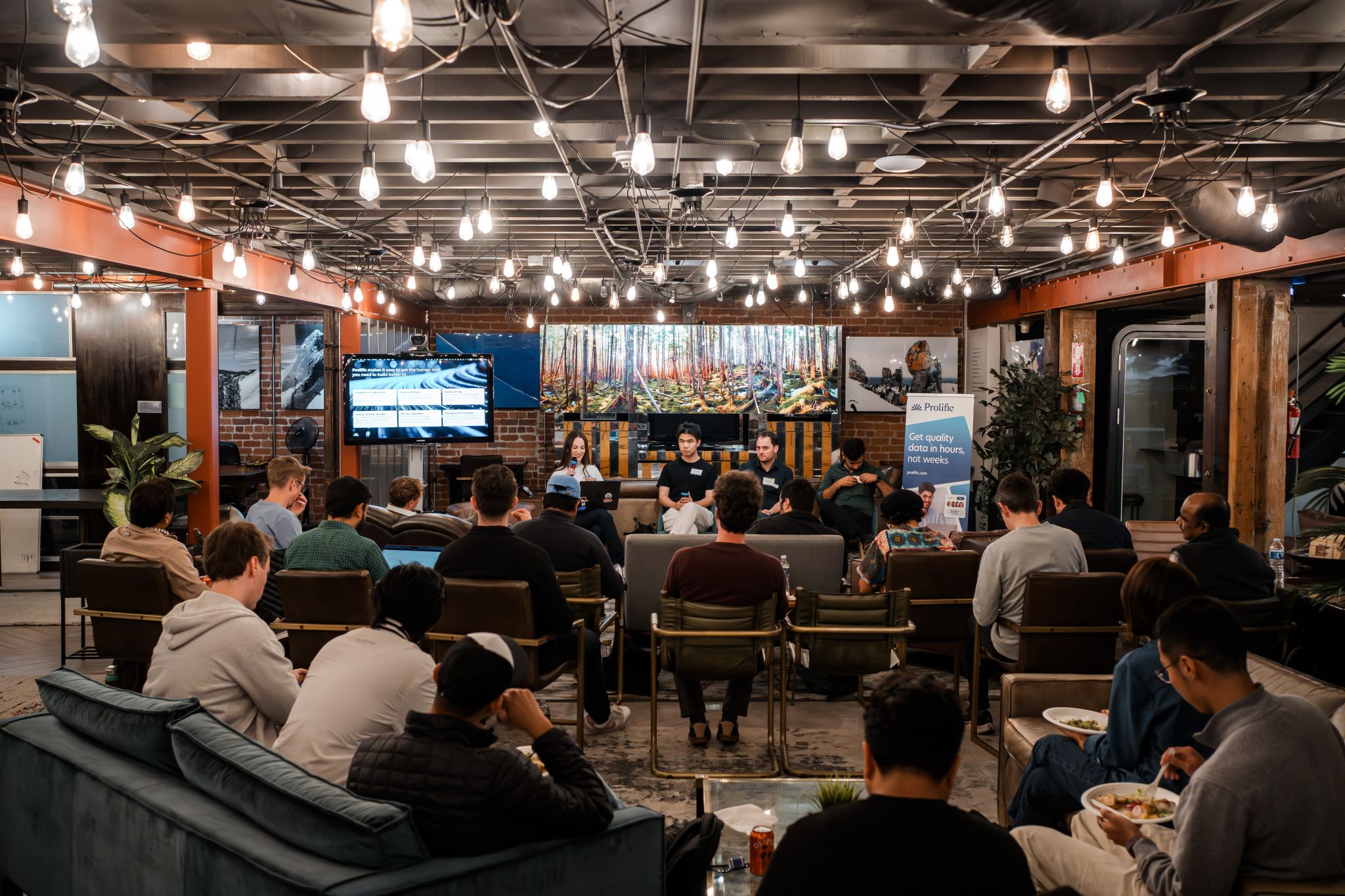 Prolific AI meetup audience